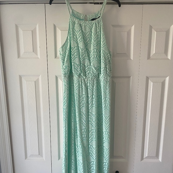 Sharagano Macrame Maxi Dress - Picture 1 of 2